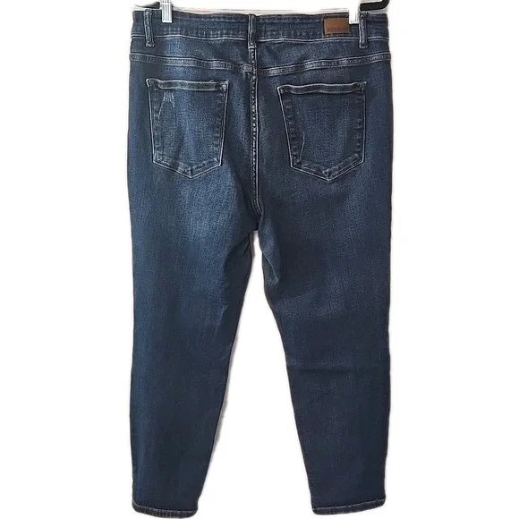 Judy Blue Jeans Womens Size 18W Blue Denim Slim Fit Pull On High Rise Stretch - Picture 7 of 9